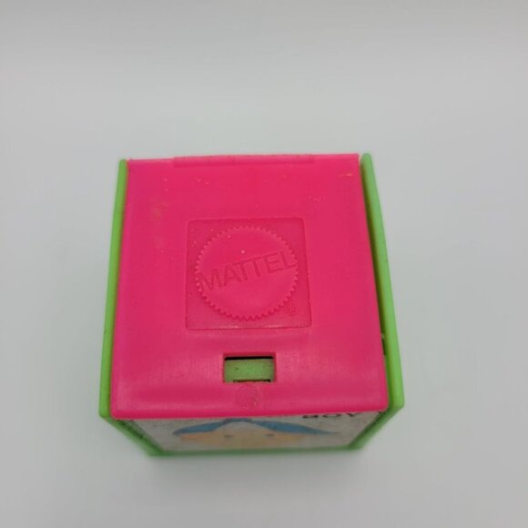 1972 Mattel Alphabet Pop Up Block Toy Plastic Vintage Letter B Boy Learn School - Picture 4 of 7